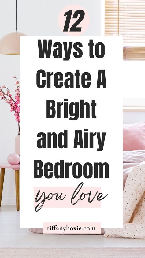 Here is how you can create a light and airy bedroom. airy bedroom, bedroom pictures, bedroom inspiration Clean Bright Bedroom, Light And Bright Bedroom Ideas, Light Bright Bedroom Ideas, Light And Airy Bedroom Ideas, Light Bedroom Colors, Bedroom Airy, Airy Bedroom Ideas, Bright Bedroom Ideas, Bright And Airy Bedroom