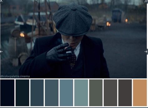 Peaky Blinders Moodboard, Speakeasy Color Palette, Cinema Palettes, Color In Film, Movie Color Palette, Whiskey Room, Speakeasy Bar, Cinema Colours, Movie Artwork