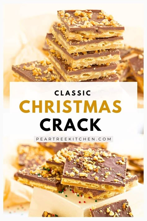 Christmas Candy Crackers, Toffee Made With Saltine Crackers, Christmas Goodie Recipes Holidays, Candy With Saltine Crackers, Christmas Cracker Toffee With Club Crackers, Christmas Cracker Cookies, Saltine Dessert Recipes, Christmas Cracker Toffee With Ritz Crackers, Cracker Candy With Saltines