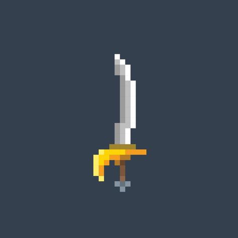 pirate sword in pixel art style Pixel Game, The Pirate, Bedroom Diy, Premium Vector, Pixel Art, Vector Art, Art Style, Graphic Resources, Clip Art