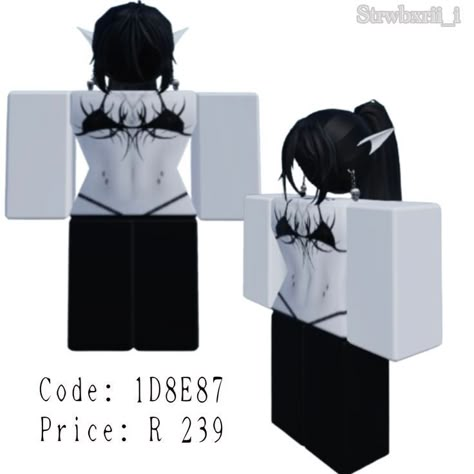 Mommy Roblox Avatar R6, Roblox R6 Fits Women, Evade Roblox Avatars R6 Fem, Roblox Sign Up, R6 Fits, Cute Cheap Outfits, Roblox Emo Outfits, Crocs Fashion, Emo Roblox Avatar