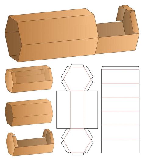 Packing Box Design, Box Packaging Templates, Packaging Die Cut, Paper Box Diy, Packaging Template Design, Paper Box Template, Instruções Origami, Packaging Template, Gift Box Template