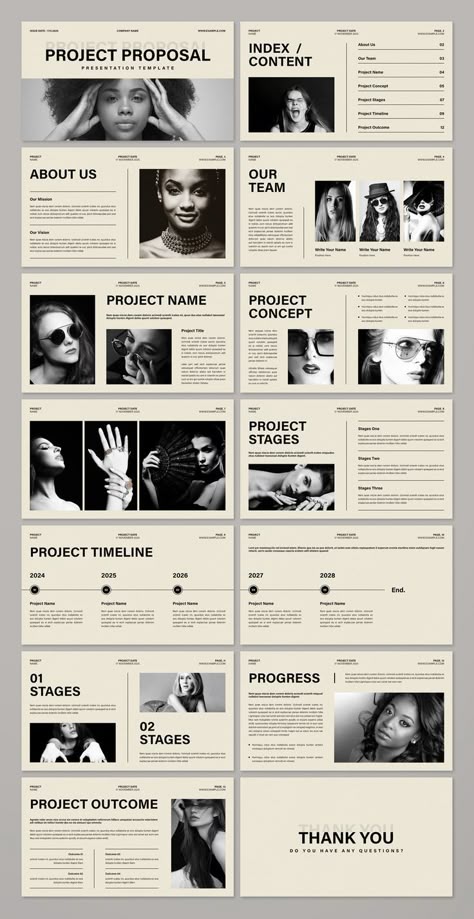 Find unique and visually appealing layouts to present your project proposals. These templates will help you make a great impression and get your project 😍 Project Proposal Presentation, Presentation Layouts, Proposal Presentation, Ppt Template Design, Project Proposal Template, Brand Assets, Presentation Layout, Project Proposal, Business Templates Picture Presentation Ideas, Presentation Aesthetic Ideas, Project Proposal Design Layout, Case Study Design Layout Creative, Unique Portfolio Design, Behance Portfolio Layout, Creative Presentation Design Ideas, Luxury Presentation Design, Slideshow Inspiration