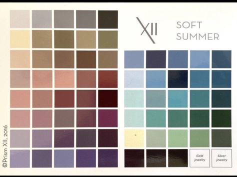 Soft Summer Clothes Aesthetic, Soft Summer Aesthetic, Summer Colour Analysis, Soft Summer Palette, Soft Summer Color Palette, Summer Favors, Colour Season, Colour Guide, Summer Brown