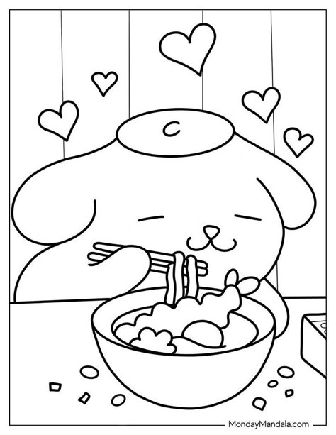 Hello Kitty Colouring, Coloring Stuff, Hello Kitty Colouring Pages, Bobbie Goods, Desain Buklet, Color Sheets, Kitty Coloring, Hello Kitty Coloring, Detailed Coloring Pages