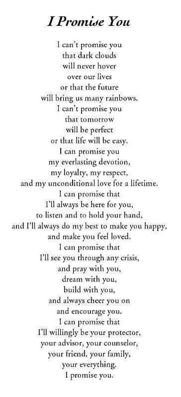 Promise Letter, Quotes Distance Friendship, Wedding Vows That Make You Cry, Wedding Vows To Husband, Wedding Readings, Wedding Poems, Soulmate Love Quotes, Wedding Vows Renewal, Marriage Vows