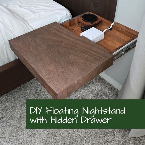 Looking to build floating nightstands or shelves with a hidden drawer? These DIY plans will guide you through step-by-step how to create a clean and elegant nightstand. Two Size Options Included Standard Size Dimensions: 18" W x 13.5" D x 3" T Wide Size Dimensions: 28" W x 13.5" D x 3" T Includes: Highly detailed plans on 8.5x11 PDF - Finished & rendered product example photos - Guide on "how to read an engineering drawing" & general workflow diagram - Drawing Set with 3D images/piece sizing and Drawer Plans, Wall Mounted Nightstand, Mounted Nightstand, Elegant Nightstand, Diagram Drawing, Nightstand Plans, Bedside Table Modern, Workflow Diagram, Floating Nightstands