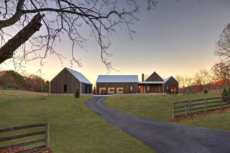 Tour this amazing Scandinavian inspired modern farm home in Michigan Connecting Garage To House, Scandinavian Barn House, Modern Farm Home, Hygge Design, Farmhouse Entry, Scandinavian Farmhouse, Modern Farm House, Modern Farmhouse Exterior, Modern Barn