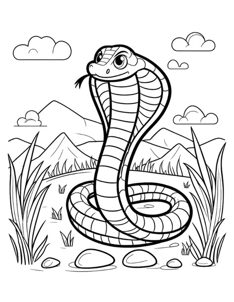 Free Printable Snake Coloring Pages Snake Colouring Pages, Lizard Coloring Pages Free Printable, Snake Worksheet, Safari Coloring Pages, Insect Cake, Snake Picture, Evs Worksheet, Coloring Pages For Toddlers, Zoo Animal Coloring Pages