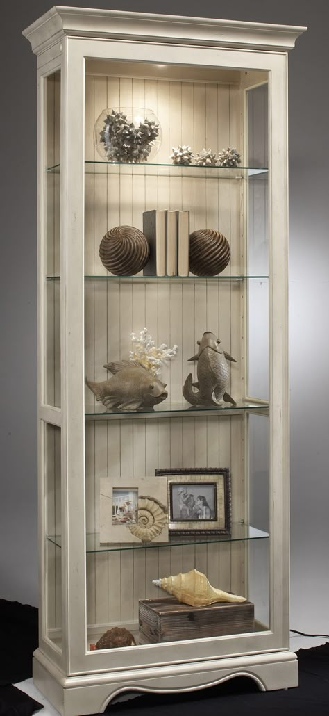 ColorTime Ambience Curio Cabinet Curio Cabinet Makeover, White Display Cabinet, Curio Cabinet Decor, Glass Cabinets, Curio Cabinets, Glass Cabinets Display, Diy Garden Furniture, Display Cabinets, Glass Cabinet Doors