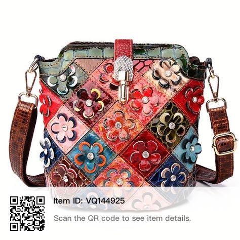 Best Crossbody Bags, Work Handbag, Fashion Boy, Snake Pattern, Leather Patchwork, Leather Flowers, Genuine Leather Handbag, Small Crossbody Bag, Small Crossbody