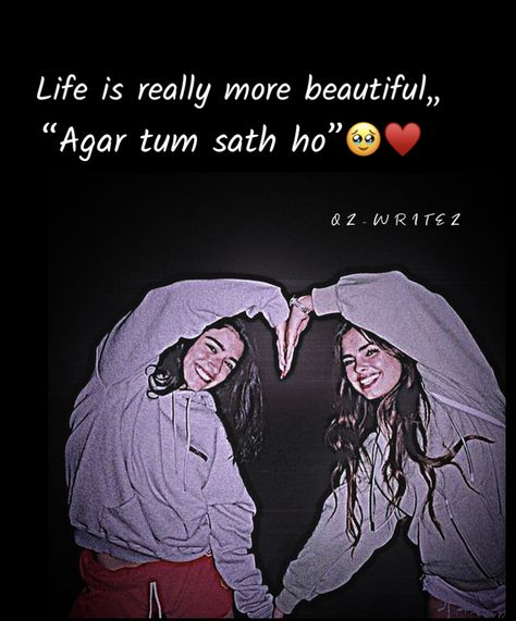 Friendship Lines Best Friends, Sister Sayri Pic, Friendship Quotes For Sisters, Best Line For Sister, Beautiful Lines For Sister, Some Lines For Bestie, Bestie Friend Quotes, Sister Bestie Quotes, Frnds Quotes One Line