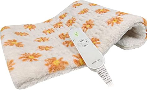 Amazon.com: HELLOMOTO Heating Pad for Pain Relief, Electric Heating Pad for Back Pain and Cramps -12 Heat Settings with Auto Off,12 Inch x 24 Inch, Machine Washable-OW01 : Health & Household Heating Pad For Cramps, Cramps Relief, Shoulder Pain Relief, Moist Heat, Dry Heat, Menstrual Cramps, Heat Therapy, Heating Pad, Electric Heating