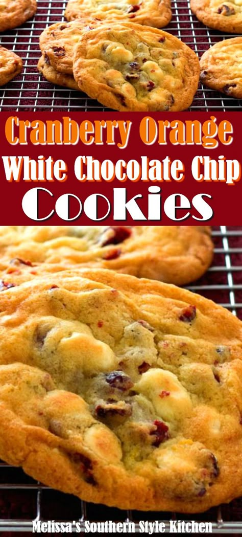 Vegan Swaps, Cranberry White Chocolate Chip Cookies, Cranberry Orange Cookies, Cranberry White Chocolate, Cranberry Dessert, Orange Cookies, White Chocolate Chip, White Chocolate Chip Cookies, White Chocolate Cookies