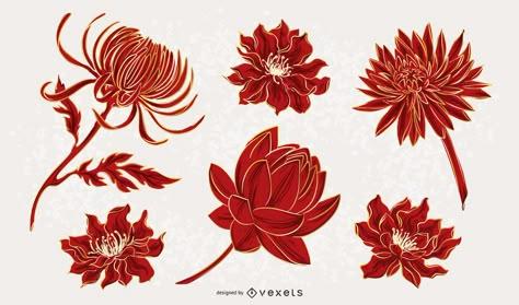 Chinese Flower Illustration pack #AD , #Sponsored, #Sponsored, #Flower, #Illustration, #pack, #Chinese Chinese Flower Embroidery, Chinese Flowers Illustration, Chinese New Year Flower Illustration, Chinese Flower Illustration, Chinese Flowers Drawing, Chinese Flower Art, Chinese Flower Pattern, Chinese New Year Illustration, Chinese Vector