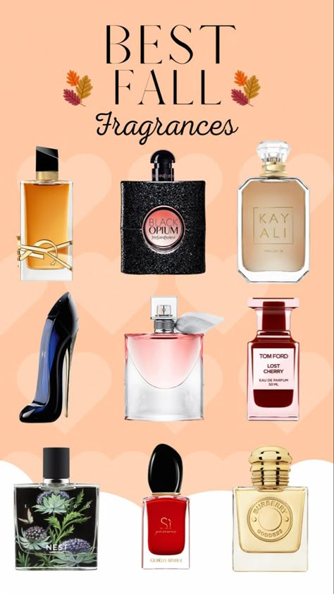 These fall perfumes are perfect for fall, winter, and daytime fall scents. You will be guaranteed to get compliments left and right. If you love fall fragrances, then here are my top 9 fall perfumes. Autumn Fragrances For Women, Best Winter Fragrance For Women, Fall Winter Perfumes, Fall Parfum For Women, Best Fall Fragrances For Women, Perfumes For Fall, Winter Perfume For Women 2023, Winter Scents Perfume, Fall Perfumes For Women 2023