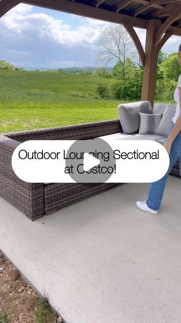 Laura Jayne Lamb on Instagram: "😮 Unbelievable lounging outdoor sectional at Costco! This is the Thomasville 3-piece convertible outdoor sectional and it’s a Costco.com item! It’s also $500 off through 5/31!  #ThomasvillePartner #OutdoorLiving #PatioGoals #Costco" Costco Outdoor Furniture, Outside Furniture, Yard Work, Backyards, Outdoor Sectional, Outdoor Entertaining, Landscaping Ideas, House Decor, Outdoor Patio