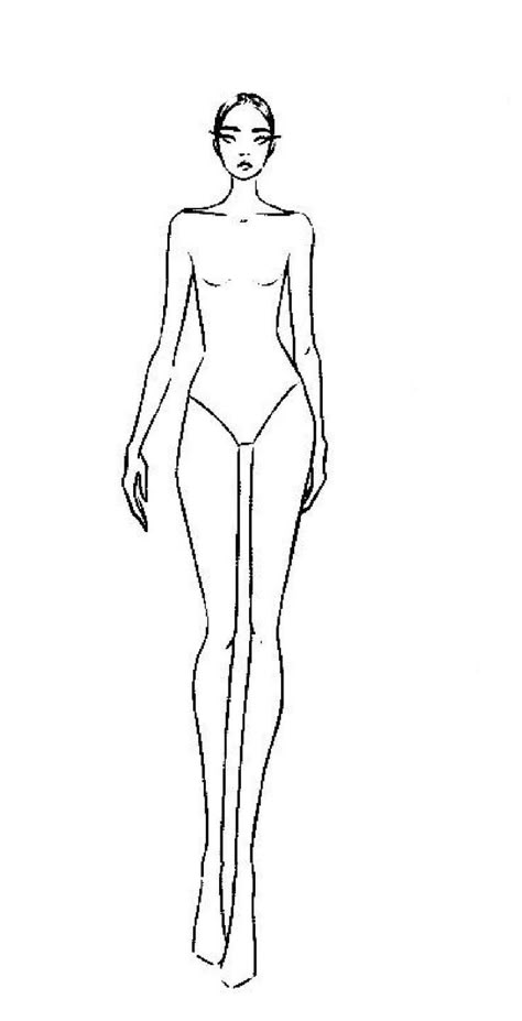 Fashion Sketch Mannequin, Mannequin Body Drawing, Fashion Design Base Sketch, Fashion Mannequin Template, Mannequin Figure Drawing, Fashion Sketch Model Template, Drawing A Mannequin, Dress Maniquin Drawing, Fashion Design Croquis Template