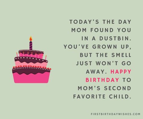 55 Best Funny Birthday Wishes for Sister (2023) Sister Birthday Wishes Funny, Funny Birthday Wishes For Sister, Sister Birthday Quotes Funny, How To Wish Birthday, Happy Birthday Sister Funny, Happy Birthday Little Sister, Sister Birthday Funny, Birthday Messages For Sister, Funny Happy Birthday Messages