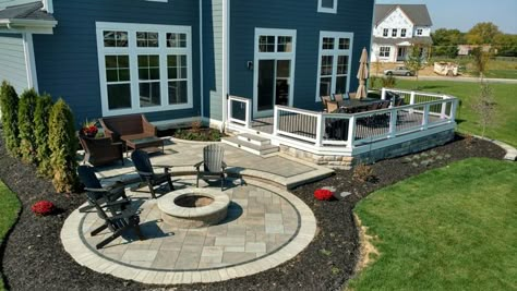 Deck Patio Ideas, Concrete Patios, Decks And Patios, Patio Deck Designs, Deck And Patio, Deck Designs Backyard, Backyard Paradise, Back Yard Ideas, Deck Designs