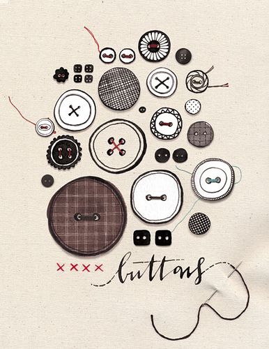 달력 디자인, 동화 삽화, Cute As A Button, Button Cards, Button Art, Button Crafts, Stuffed Toys, Vintage Buttons, Sewing Room