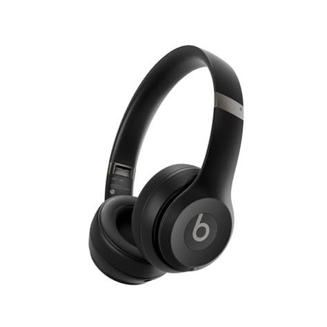 Limited-time deal: Beats Solo 4 Wireless Headphones - Matte Black Beat Solo 4, Black Headphone, Acoustic Architecture, Headphones Apple, Amazon Electronics, Beats Solo, Xmas Wishes, Headphone Stands, Headphone With Mic