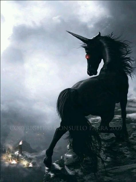 black fairies | Black | Unicorns and fairy types Black Centaur, Fairy Types, Black Fairies, Evil Unicorn, Dark Unicorn, Unicorn And Fairies, Pegasus Unicorn, Magical Horses, Unicorn Tattoos