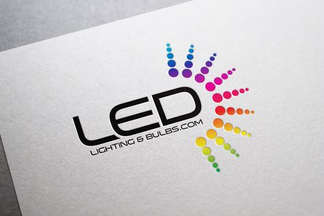 Led Logo Design, Light Logo Design, Flat Modern Design, Letter D Crafts, Colourful Logo, Bright Logo, Business Card Design Black, Contemporary Logo, Media Branding Design