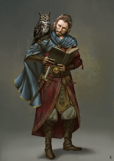 Elf Wizard Commission by - G I I H - at Artstation Elf Wizard, Dnd Character Art, Npc Ideas, Pathfinder Character, Dnd Npc, Illustration Fantasy, Half Elf, D D Character Ideas, Heroic Fantasy