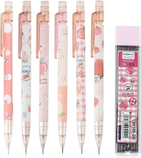 Aesthetic Pencils, 6th Grade School Supplies, Pencil Architecture, Mechanical Pen, School Drawing, Stationery Obsession, Cute Stationary School Supplies, Cute School Stationary, Led Pencils