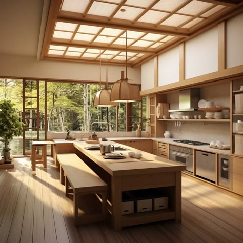 Kirchen Design, Kitchen Pantries, Japanese Modern House, Bathroom Lighting Design, Modern Japanese Style, Organizing Kitchen, Japanese Home Design, Japanese Style House, Desain Pantry