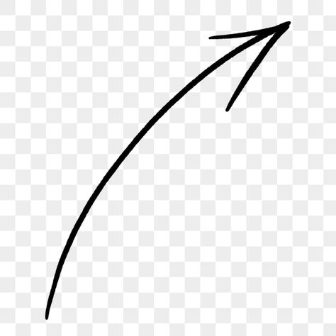 Curved Arrow Png, Ok Png, Arrow Graphic, Arrow Png, Cute Arrow, Doodle Cute, Curved Arrow, Right Arrow, Arrows Graphic