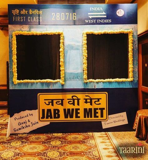 Bollywood Theme Freshers Party, Photobooth Movie Theme, Mumbai Theme Decor, Punjabi Theme Party Decor, Bollywood Theme Photo Booth, Themes For Indian Wedding Functions, Bollywood Theme Wedding Decor, Punjabi Theme Decoration, Bollywood Night Decor