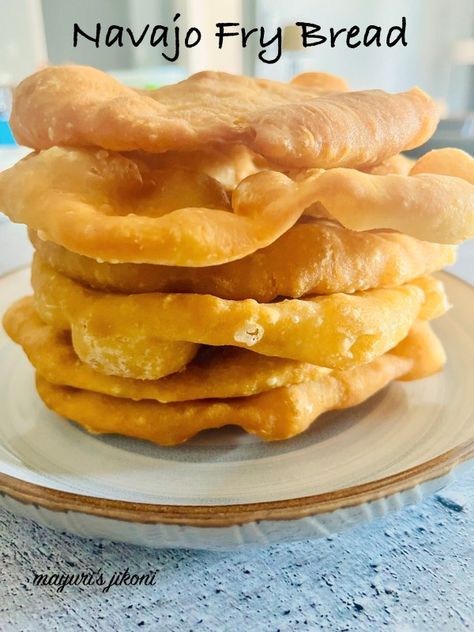 NAVAJO FRY BREAD & VEGETARIAN INDIAN TACO - Mayuri's Jikoni Indian Fried Bread, Indian Fried Bread Recipe, Navajo Fry Bread, Native American Fry Bread, Indian Taco, Fry Bread Tacos, Indian Fry Bread, New Mexico Food, Indian Tacos