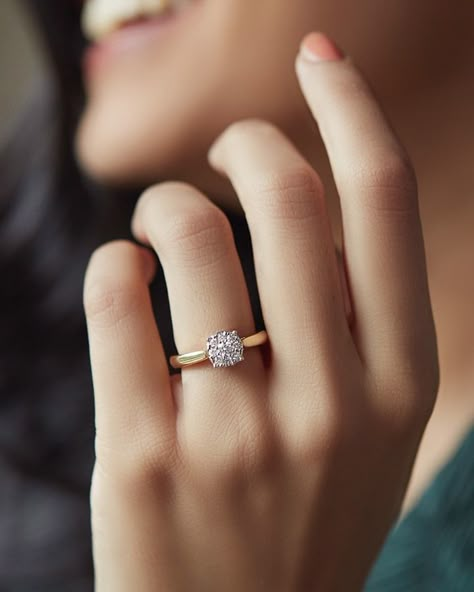 CaratLane Jewellery on Instagram: “Just when you thought you didn't need another ring...👀💍 The Sparkling Adjustable Ring is currently priced at ₹36,867 ✨ Go to the link in…” Gold Ring Designs Engagement, Rings For Wedding Brides, Engegment Ring Girl, Gold Ring Design For Engagement, Finger Rings For Women Gold Indian, Solitaire Gold Ring, One Diamond Ring Designs, Caratlane Diamond Rings, Diamond Ring For Engagement