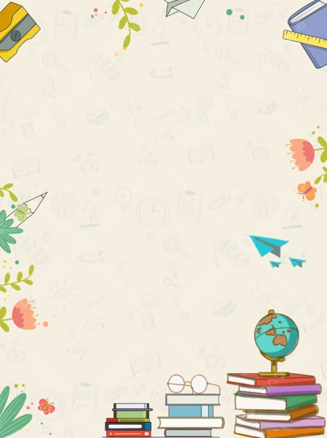 Download this HD wallpaper of Childlike Background Of Kindergarten Enrollment Stationery During The School Season. You can download more Childlike Background Of Kindergarten Enrollment Stationery During The School Season, Beige, Cartoon, School Season wallpaper photos for totally free and use as phone wallpapers. | 1193388 Wallpaper Kindergarten, Teacher Wallpaper, Wallpaper Iphone Quotes Backgrounds, School Border, Classroom Background, School Background, Education Poster Design, Writing Paper Printable Stationery, School Template