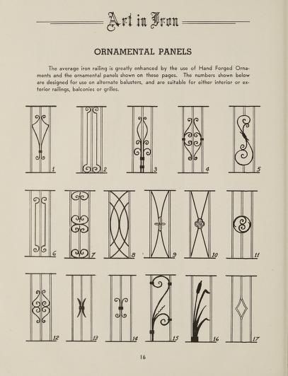 Art in iron : a reference book of wrought iron work for architects, builders and homeowners : Artcraft Ornamental Iron Company : Free Download, Borrow, and Streaming : Internet Archive New Orleans Cemeteries, Arch Portfolio, Wrought Iron Stair Railing, Wrought Iron Railings, Iron Garden Gates, Metal Railing, Deck Fence, Iron Stair Railing, Wrought Iron Stairs