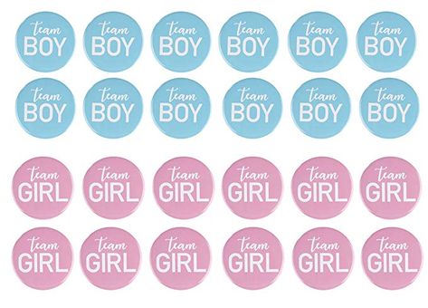 Gender Reveal Pins, Badge Accessories, Gender Reveal Party Supplies, Barbie Box, Girl Gender Reveal, Gender Party, Gender Reveal Party Decorations, Baby Shower Supplies, Baby Shower Party Supplies