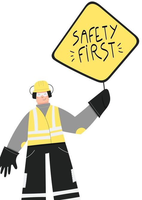 Safety First Poster, Industrial Poster, Worker Safety, Creative School Project Ideas, School Safety, Safety Posters, Safety Gear, Safety First, Diy For Kids