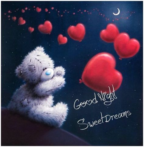 Sweet Dream Teddy Bear heart good night sweet dreams good night images Teddy Bear Quotes, Night Love Quotes, Good Night Love Quotes, Good Night Love Messages, Good Night Love Images, Cute Good Night, Slaap Lekker, Good Night Prayer, Good Night Friends