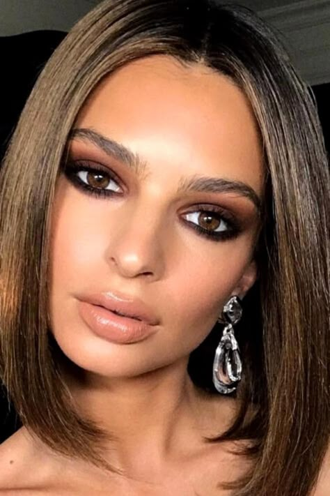 Trucco Smokey Eye, Smokey Eye For Brown Eyes, Cat Eye Makeup, Braut Make-up, Emily Ratajkowski, Smokey Eye Makeup, Prom Makeup, Gorgeous Makeup, Makeup Artists