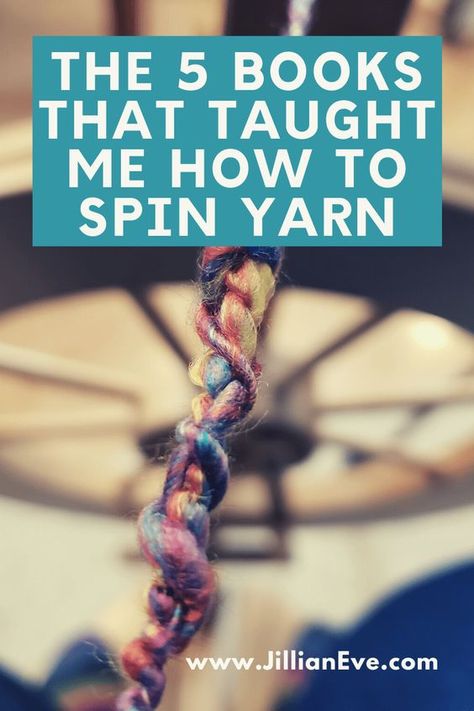 Spinning Art Yarn, How To Make Yarn, Spinning Yarn Wheel, Spinning Yarn Fiber, Art Yarn Spinning, Spindle Spinning, Making Yarn, Books For Beginners, Yarn Spinning