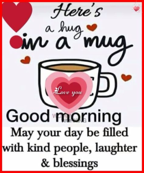 Morning Sunshine Quotes, Happy Good Morning, A Hug In A Mug, Funny Good Morning, Morning Hugs, Good Morning Hug, Hug In A Mug, Whatsapp Videos, Good Morning Sunshine Quotes