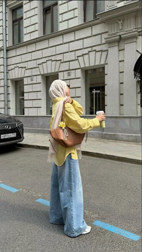 Western Hijab Outfit, Hijab Summer Style, Hijabi Summer Aesthetic, Muslim Outfits Casual Summer, Muslimah Fashion Outfits Casual Simple, Outfit Ideas Muslim Girl, Summer Muslim Outfits, Picnic Outfit Hijab, Spring Outfits Hijab