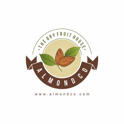 AlmondCo - Almonds & Dry Fruit Shop Branding We sell almonds, dried fruits and dates in beautiful packaging to consumers.... Dry Fruits Branding, Fruit Logo Design Ideas Creative, Almond Logo, Fruits Logo, Fruit Logo Design Ideas, Fruit Logo Design, Platform Bed Designs, Fruit Logo, Shop Branding