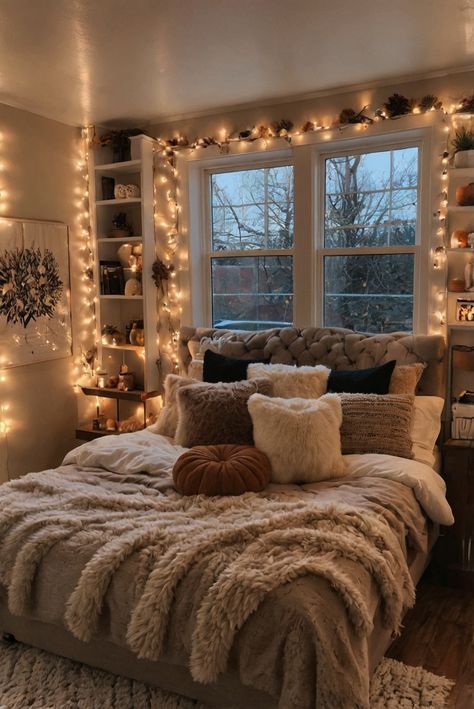 Fall Furniture , Autumn Cozy Fall ,Decor Easy Fall ,
Decor Neutral Fall ,Decor Fall ,Decor Inspiration ,Fall Decor Ideas Lights In Home Decor, Form Room Decor, Aesthetic Bedroom Ideas Cozy Led Lights, Farmhouse Bedroom Small Space, Flat Inspiration Decorating Ideas, Tiny Bedroom Aesthetic Cozy, Winter Bedroom Ideas Cozy, Single Woman Room Decor, Aesthetic Interior Design Bedrooms