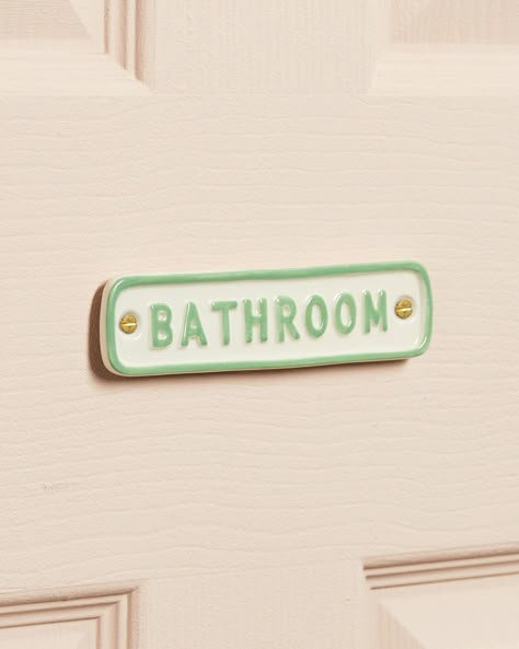 Wc Sign, Bathroom Door Sign, Art Ornaments, Flat Decor, Ceramic Bathroom, Bathroom Sign, Organic Forms, Tropical Party, Home Decor Online