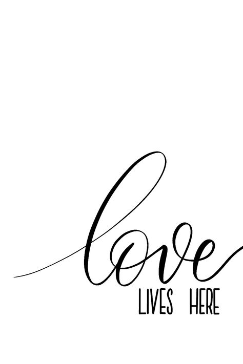 Love Written In Calligraphy, Written Quotes, Love Calligraphy, Love Lives Here, Writing Images, Faux Calligraphy, How To Write Calligraphy, Brush Calligraphy, Wall Frame