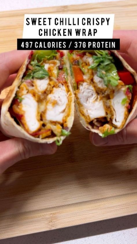 Chip Chicken Tenders, Chip Chicken, Crispy Chicken Wraps, Summer Food Ideas, Sweet Chilli Chicken, Chicken Wrap Recipes, Tortilla Wrap, Chicken Wrap, Chilli Chicken