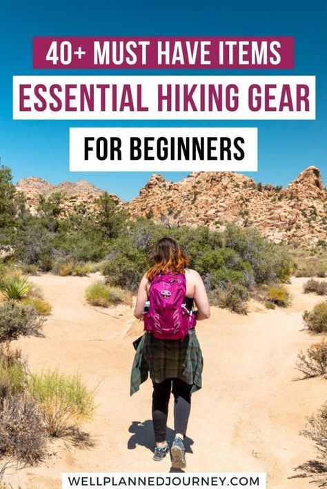 Get your free, printable hiking gear packing list for summer! This ultimate guide covers the best hiking gear products for beginners, including the best picks for women and for beginners! You'll read about the 10 hiking essentials, the best day hiking clothes, and other non-essentials that make hikes even better. Read now to get your free, printable packing list to help you prepare for your next hike! Hiking Gear Checklist | Hiking Gear Packing List Summer Hiking Bag Essentials Packing Lists, Hiking Essentials Daypack, Backpacking List For Women, Day Hiking Essentials, Hiking Must Haves Women, Day Packs For Hiking, What To Wear Hiking Summer, Hiking Essentials Packing Lists, Best Hiking Clothes For Women